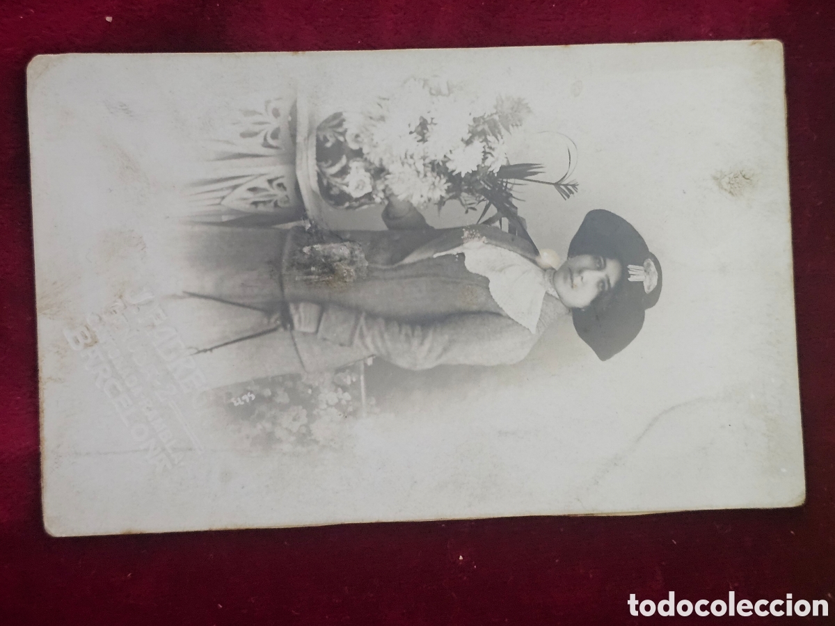Fotograf&iacute;a antigua: ​Antigua Fotograf&iacute;a de &Eacute;poca / Tarjeta Postal - Estudio J. F&aacute;brega (Barcelona, c. 1910-1920)