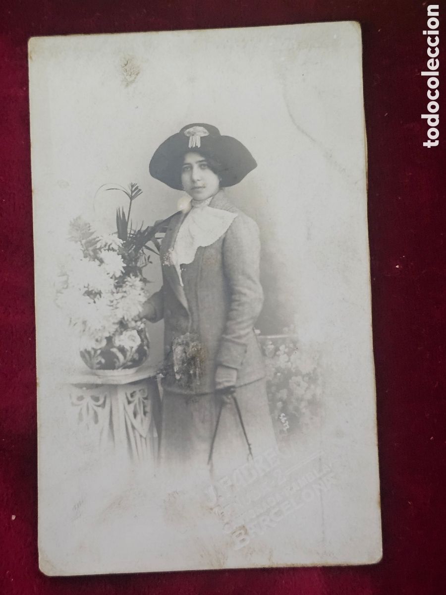Fotograf&iacute;a antigua: ​Antigua Fotograf&iacute;a de &Eacute;poca / Tarjeta Postal - Estudio J. F&aacute;bregat (Barcelona, c. 1910-1920)