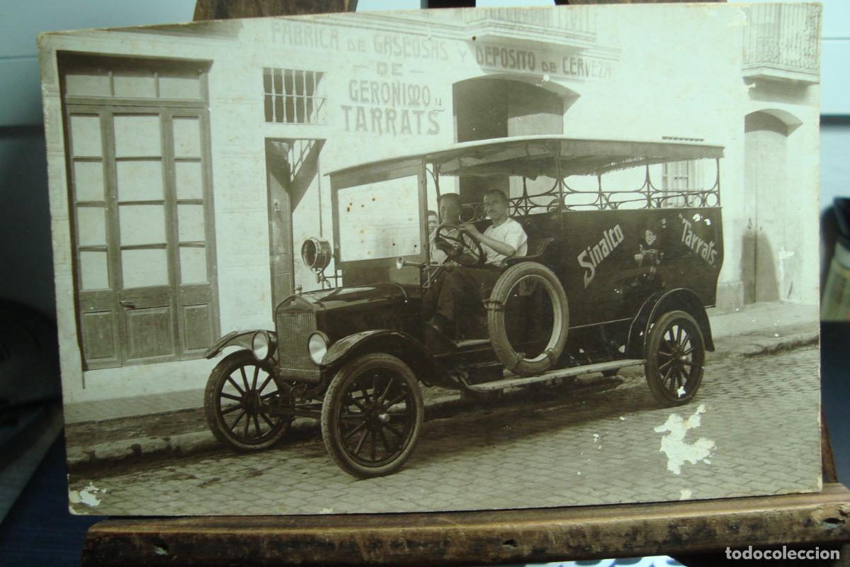 Fotograf&iacute;a antigua: ANTIGUA FOTOGRAFIA FABRICA DE GASEOSAS CERVEZA SINALCO. GERONIMO TARRATS. FOTO NYSSEN BADALONA