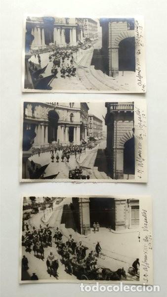 Photographie ancienne: Tres fotograf&iacute;as de la visita del rey Alfonso XIII en Versalles. 2 de julio de 1913