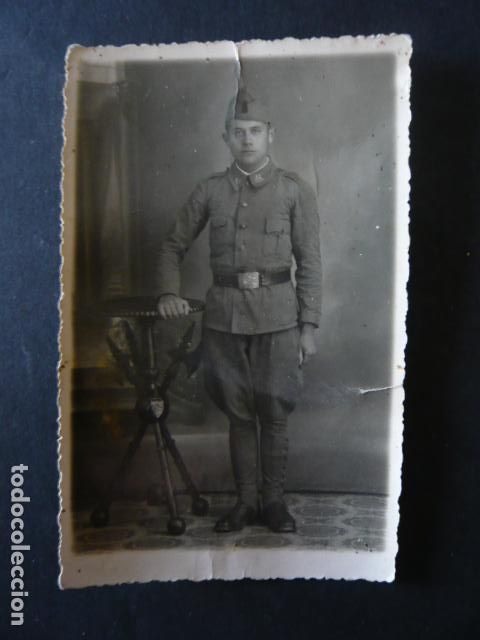 Photographie ancienne: MALAGA MARZO 1936 RETRATO DE SOLDADO POSTAL FOTOGRAFICA