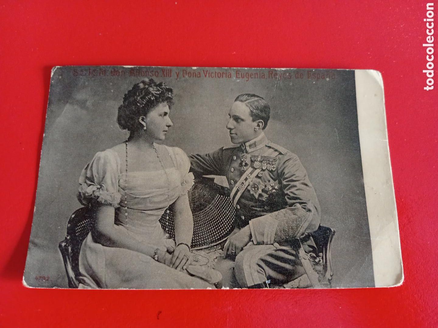 Photographie ancienne: Postal reyes de Espa&ntilde;a
