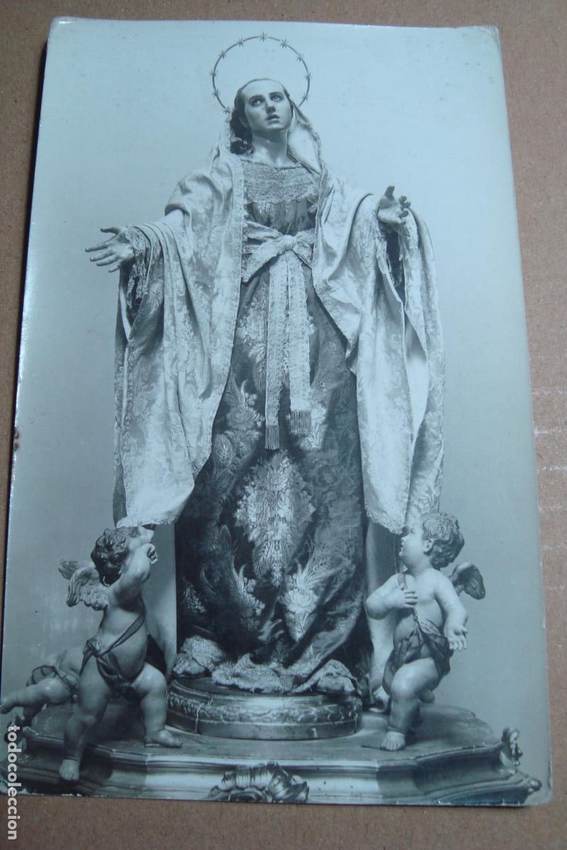 Fotograf&iacute;a antigua: ANTIGUA FOTOGRAFIA DOLOROSA DE SALZILLO MURCIA.
