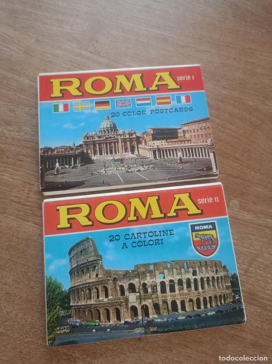 Fotograf&iacute;a antigua: LOTE DE TARJETAS POSTALES DE ROMA. SIN ESCRIBIR.