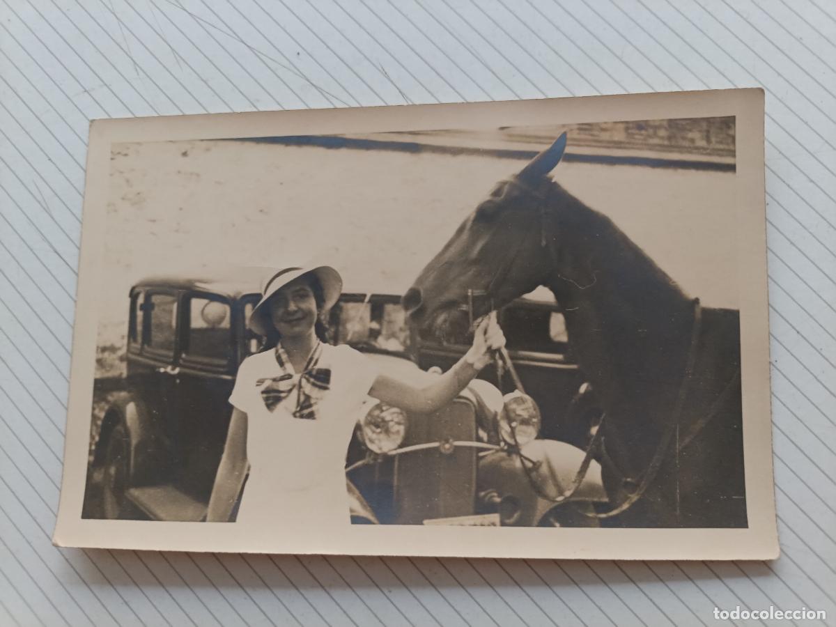 Fotograf&iacute;a antigua: 1933 Valencia. Postal fotogr&aacute;fica, postal de &eacute;poca. Caballo