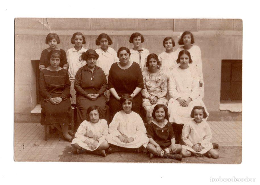 Fotograf&iacute;a antigua: GRUPO ESCOLAR. POSTAL FOTOGR&Aacute;FICA.