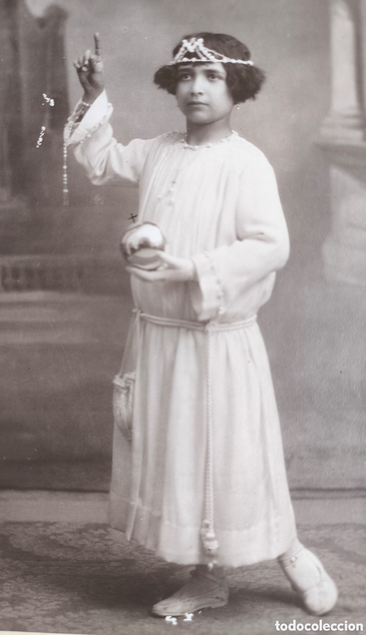 Fotograf&iacute;a antigua: FOTOGRAF&Iacute;A RETRATO DE ESTUDIO FOT&Oacute;GRAFO PHOTO ART ROS BARCELONA C. 1925