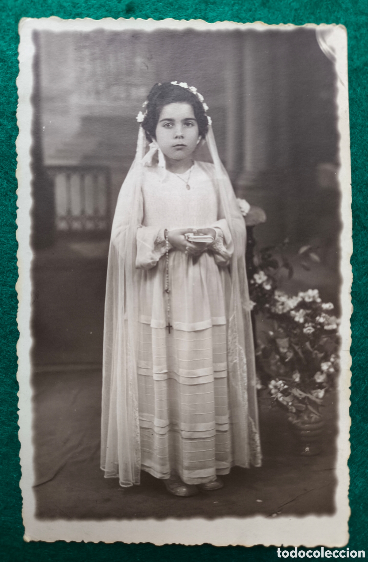 Fotograf&iacute;a antigua: FOTOGRAF&Iacute;A NI&Ntilde;A COMUNI&Oacute;N POSTAL FOTOGR&Aacute;FICA FOT&Oacute;GRAFO MOLINA PE&Ntilde;ARROYA PUEBLONUEVO C&Oacute;RDOBA 1940