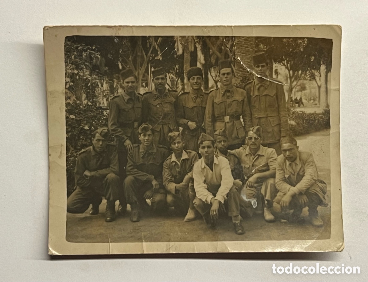 Fotograf&iacute;a antigua: MELILLA, Minuteros.. Fotograf&iacute;a Recuerdo de la Mili.. Moros y Cristianos (a.1949)