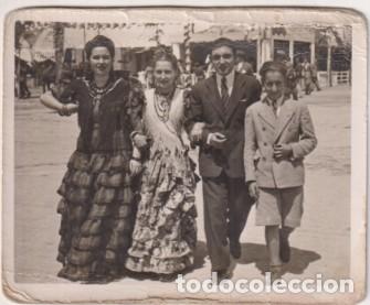 Fotograf&iacute;a antigua: Sevilla. Feria. Fotograf&iacute;a (8,5x7 c.) Foto Molina, Sevilla