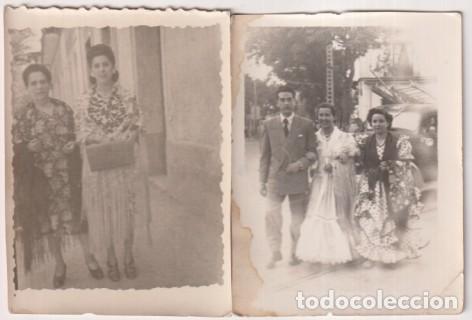 Fotograf&iacute;a antigua: Sevilla. Camino de la Feria. lote de 2 Fotograf&iacute;as (8x6 c.)