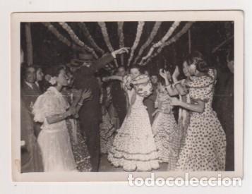Fotograf&iacute;a antigua: Feria de Abril. Fotograf&iacute;a (8,5x6,5 c.) Foto Fiallo, Sevilla
