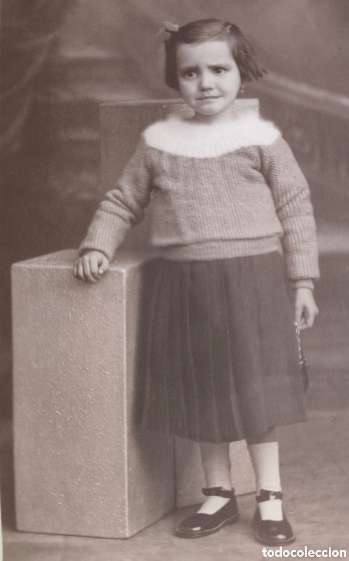 Fotograf&iacute;a antigua: FOTOGRAF&Iacute;A RETRATO DE ESTUDIO NI&Ntilde;A FOT&Oacute;GRAFO F. SANCHIS POSTAL FOTOGR&Aacute;FICA VALENCIA C. 1925