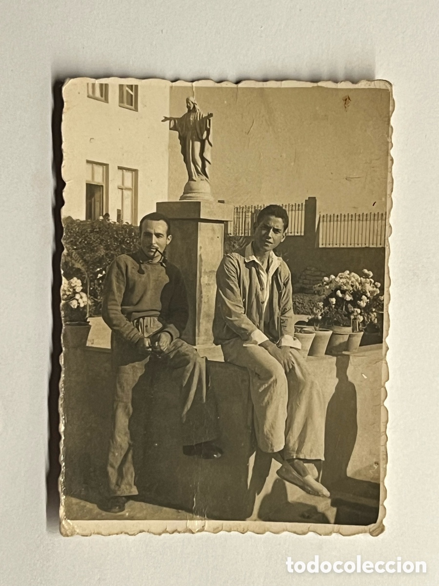 Fotograf&iacute;a antigua: ALICANTE. En el Hospital Militar. Foto Lidon. Recuerdo de mi tiempo en la Mili (a.1947)