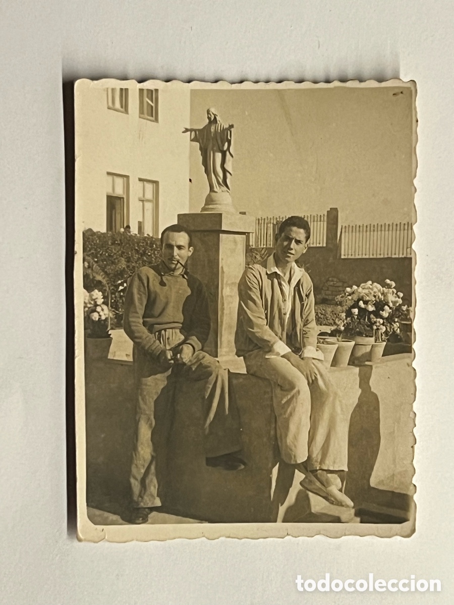 Fotograf&iacute;a antigua: ALICANTE. En el Hospital Militar. Foto Lidon. Recuerdo de mi tiempo en la Mili (a.1947)