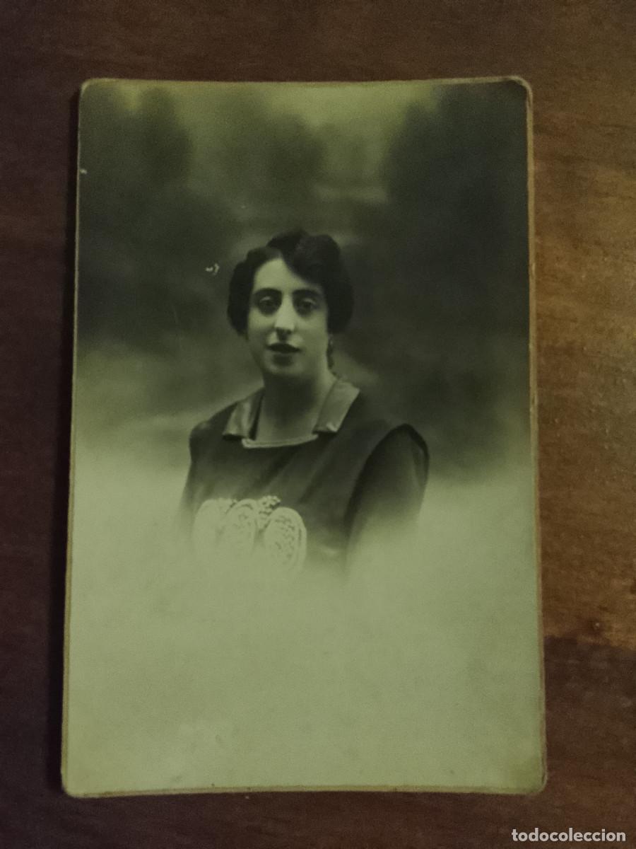 Fotograf&iacute;a antigua: Fotograf&iacute;a antigua. Tarjeta postal. Fot&oacute;grafo Biedma, Madrid