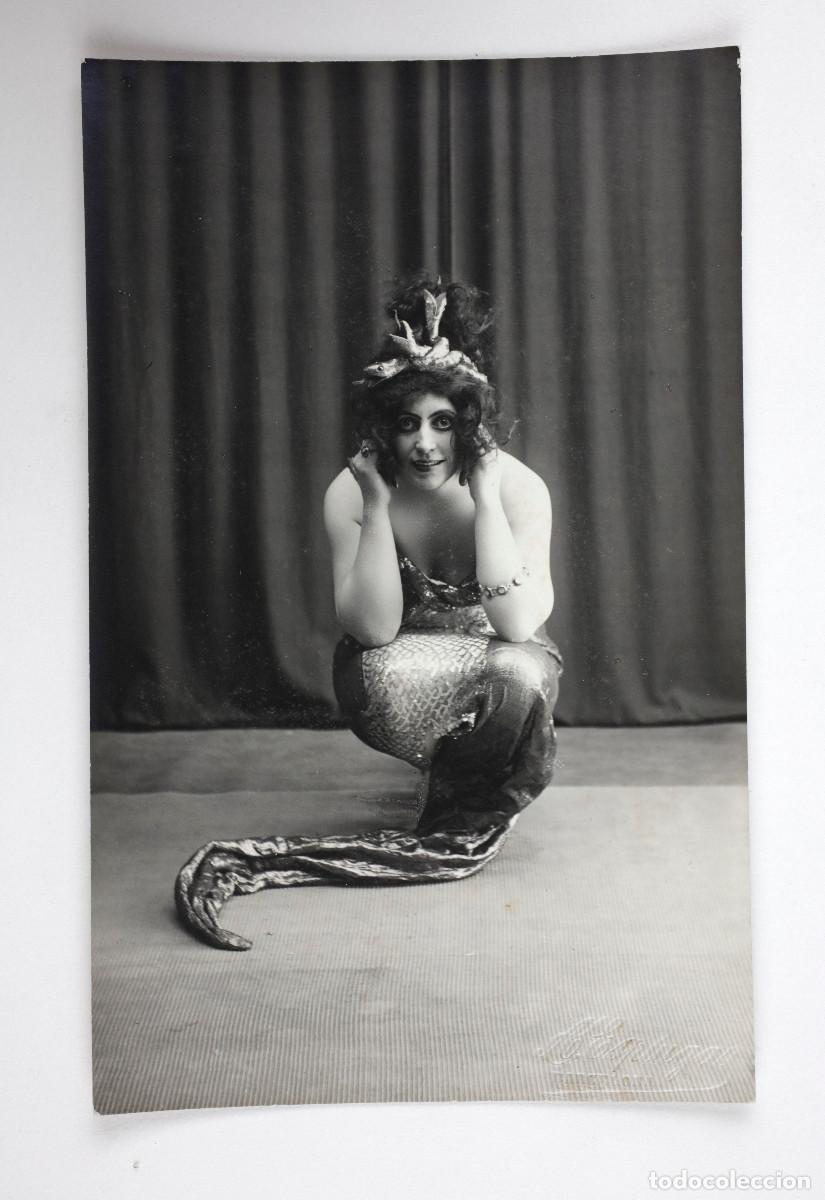Fotograf&iacute;a antigua: ACTRIZ O BAILARINA POR IDENTIFICAR, FOTO ANTONI ESPLUGAS, 1910 APROX.