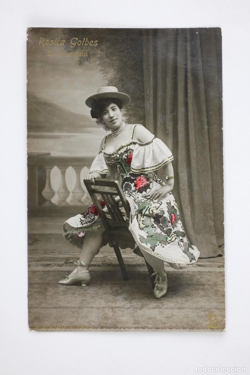 Fotograf&iacute;a antigua: Rosita Golber, la guriguin. Teatro, 1910 aprox