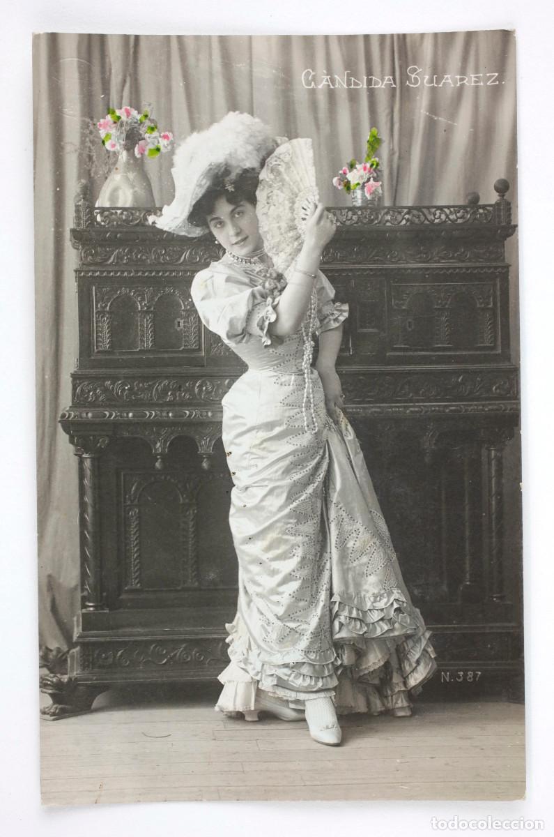 Fotograf&iacute;a antigua: C&Aacute;NDIDA SU&Aacute;REZ, FOTO IMPERIO, BARCELONA.
