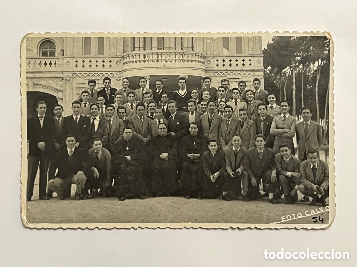 Fotograf&iacute;a antigua: VALENCIA Hermanos Maristas..? Recuerdo de los Ejercicios Espirituales en Alacuas para el 6o. Curso