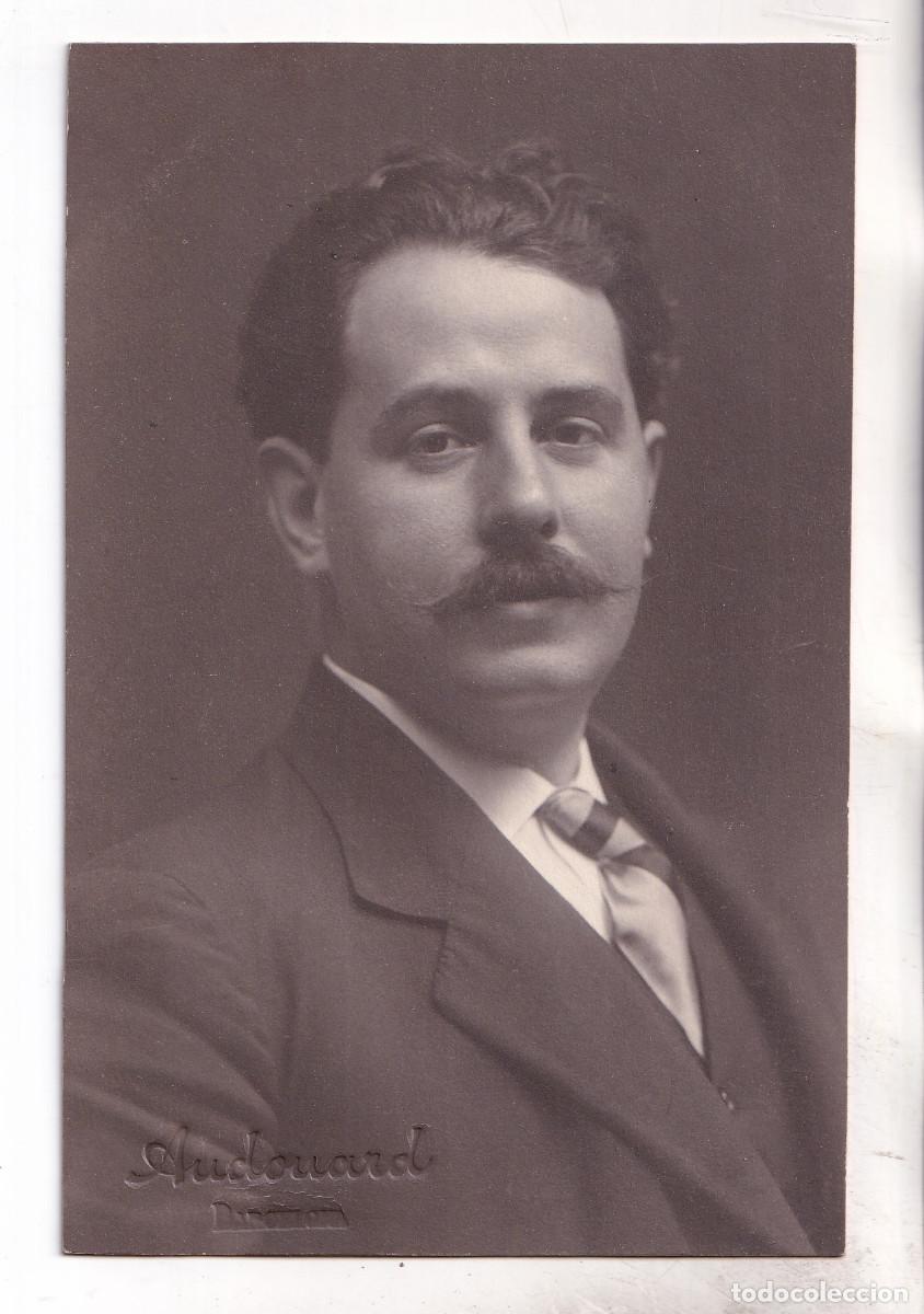 Fotograf&iacute;a antigua: FOTOGRAF&Iacute;A. EDUARDO MARQUINA. ESCRITOR. FOT&Oacute;GRAFO: AUDOUARD. BARCELONA