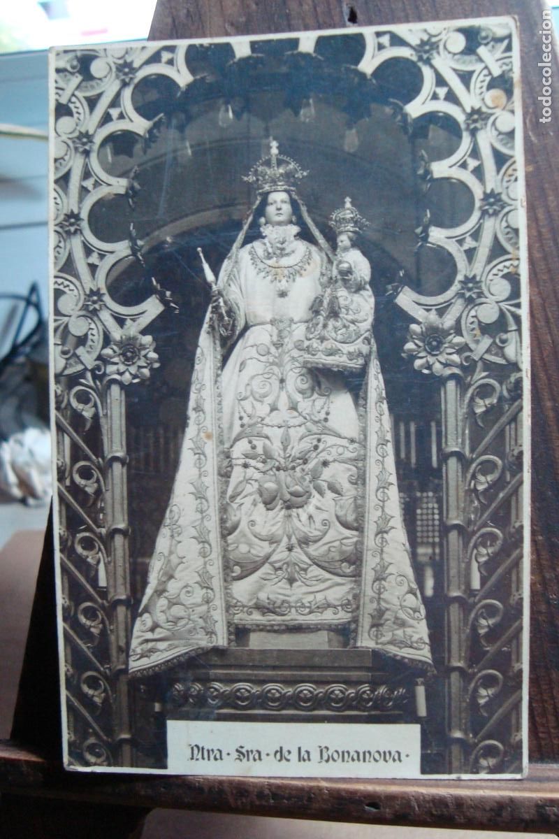 Fotograf&iacute;a antigua: ANTIGUA FOTOGRAFIA VIRGEN NUESTRA SE&Ntilde;ORA DE LA BONANOVA BARCELONA. PPIOS DEL XX.