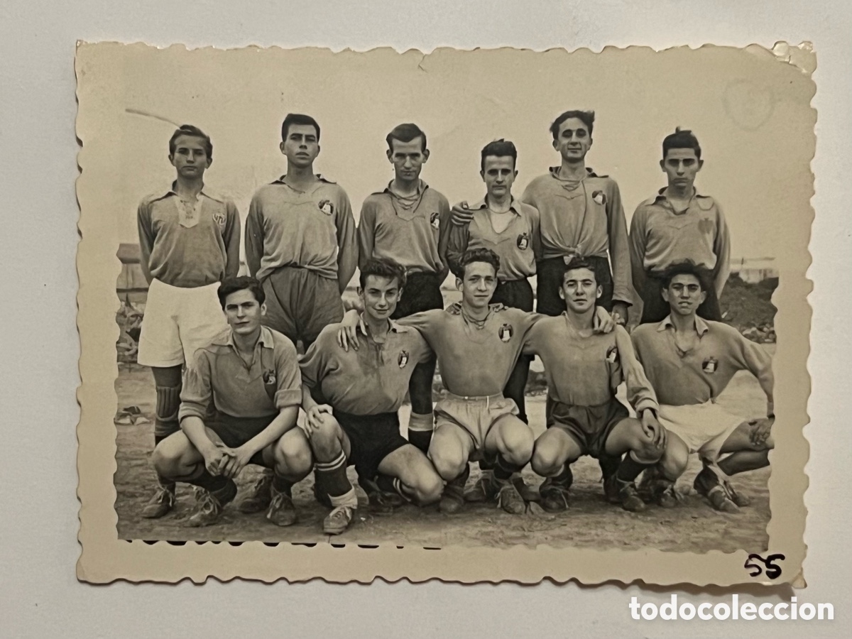 Fotograf&iacute;a antigua: VALENCIA FUTBOL Colegio Maristas. Alineaci&oacute;n equipo futbol Sexto Curso B. Subcampe&oacute;n (a.1955)