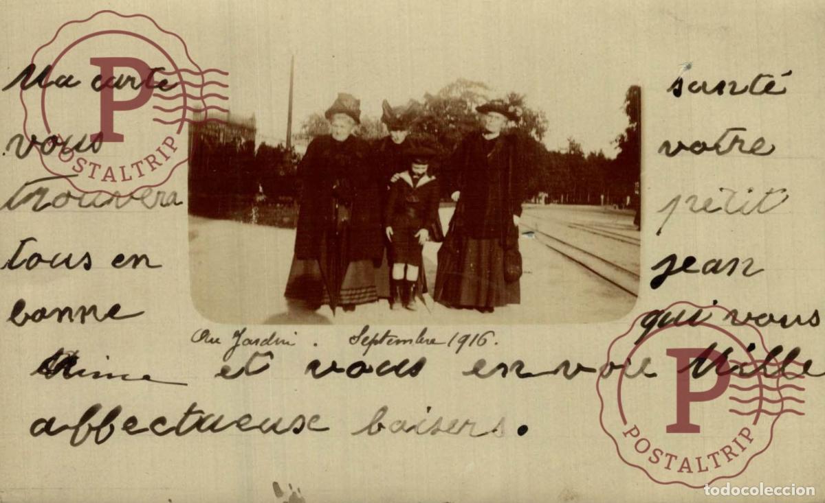 Alte Fotografie: RPPC. FOTOPOSTAL. FAMILIA. FAMILLE. FAMILY