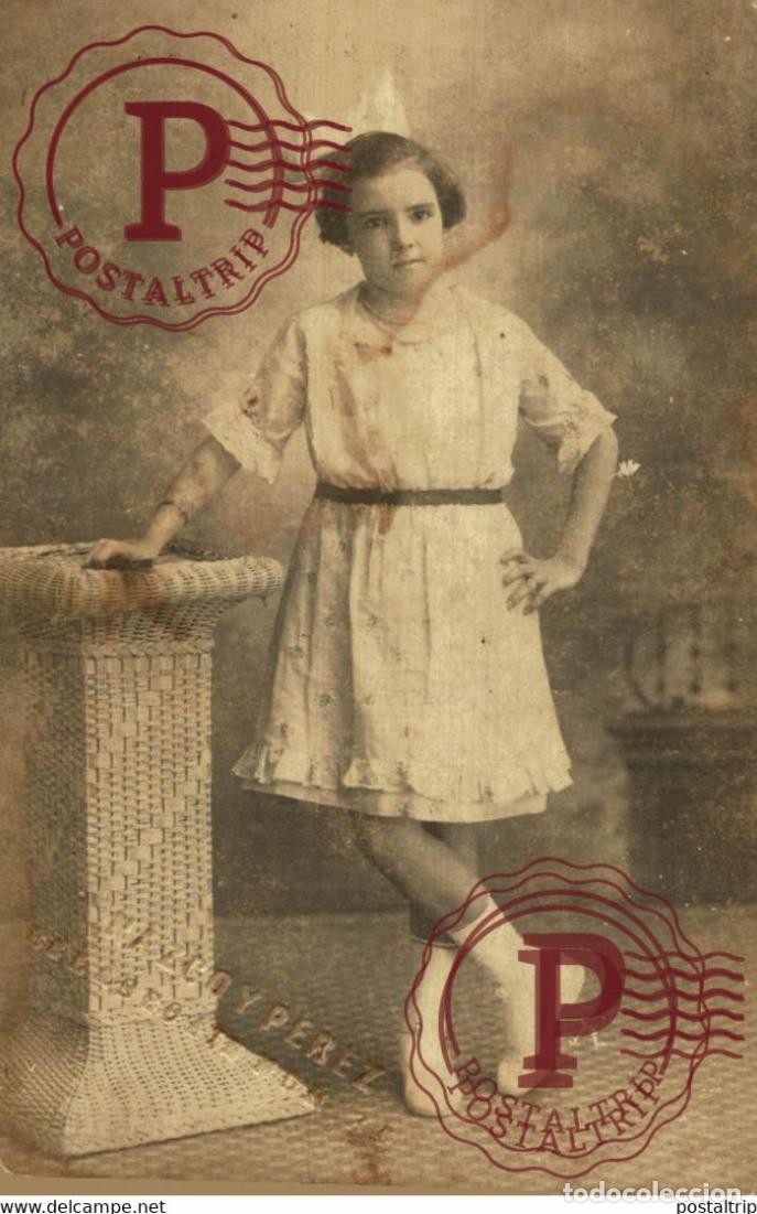 Fotograf&iacute;a antigua: NAZCO Y P&Eacute;REZ, DELIA 1922 FOTOGRAF&Iacute;A FOTOPOSTAL PHOTO POSTCARD
