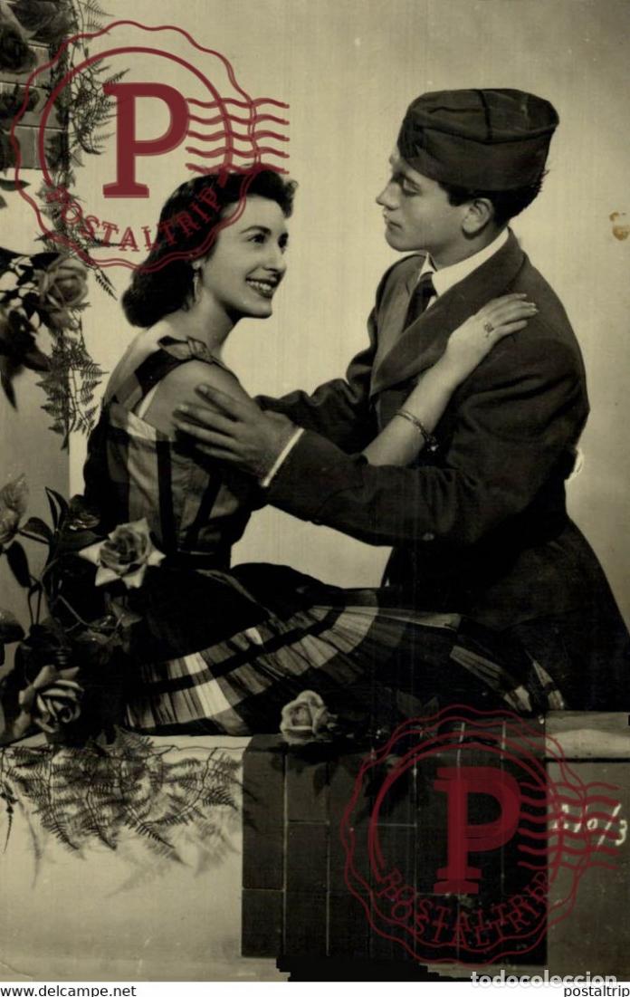 Fotograf&iacute;a antigua: PAREJA COUPLE FOTOGRAF&Iacute;A FOTOPOSTAL PHOTO POSTCARD
