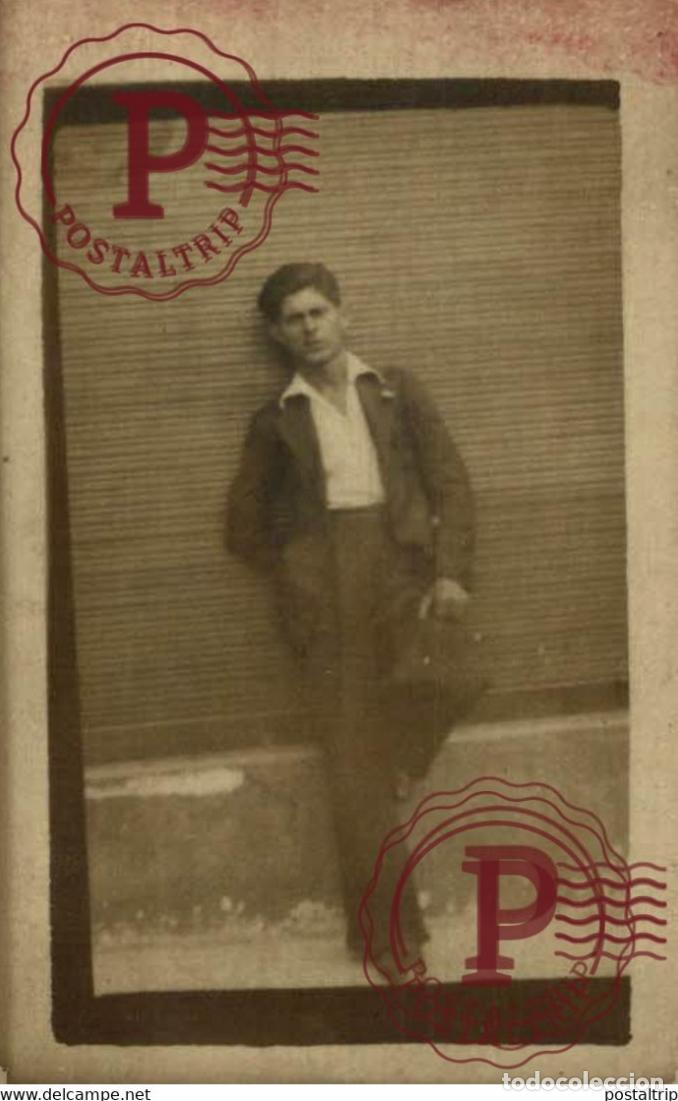 Fotograf&iacute;a antigua: CHICO JOVEN YOUNG BOY 7*4,5cm FOTOGRAF&Iacute;A FOTOPOSTAL PHOTO POSTCARD