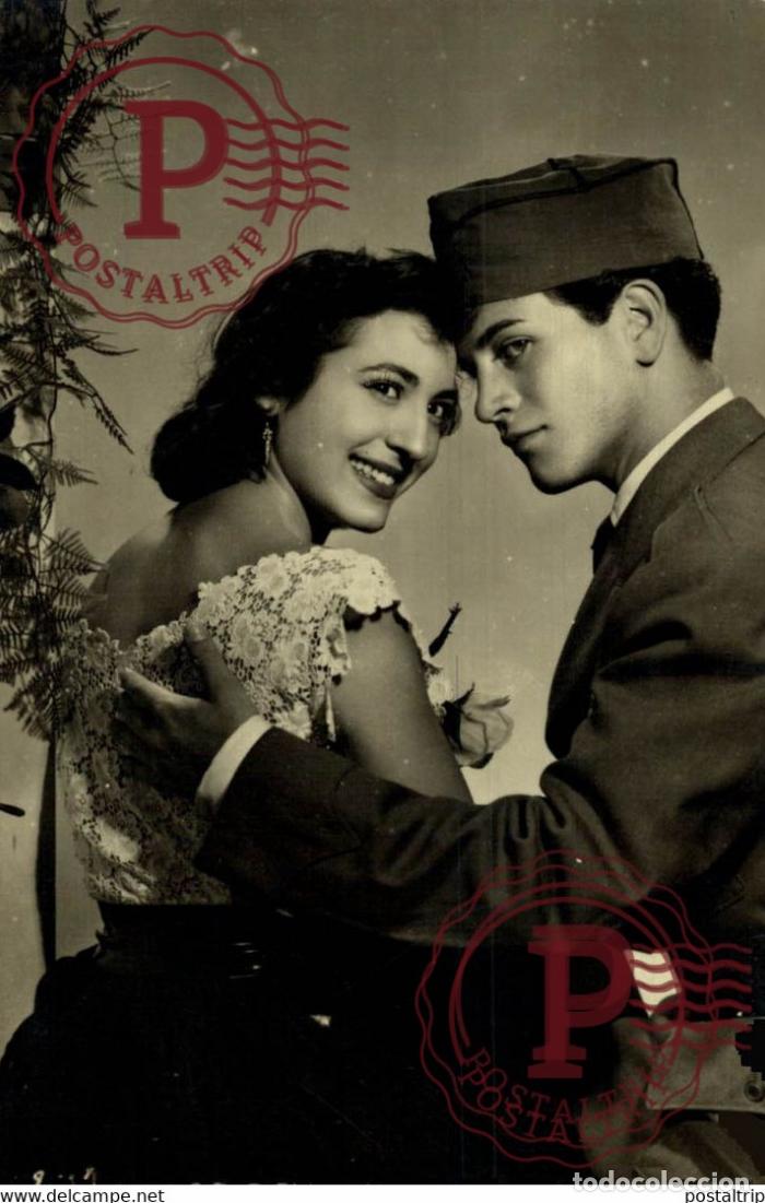 Fotograf&iacute;a antigua: PAREJA COUPLE COUPLE DAMOUREUX FOTOGRAF&Iacute;A FOTOPOSTAL PHOTO POSTCARD