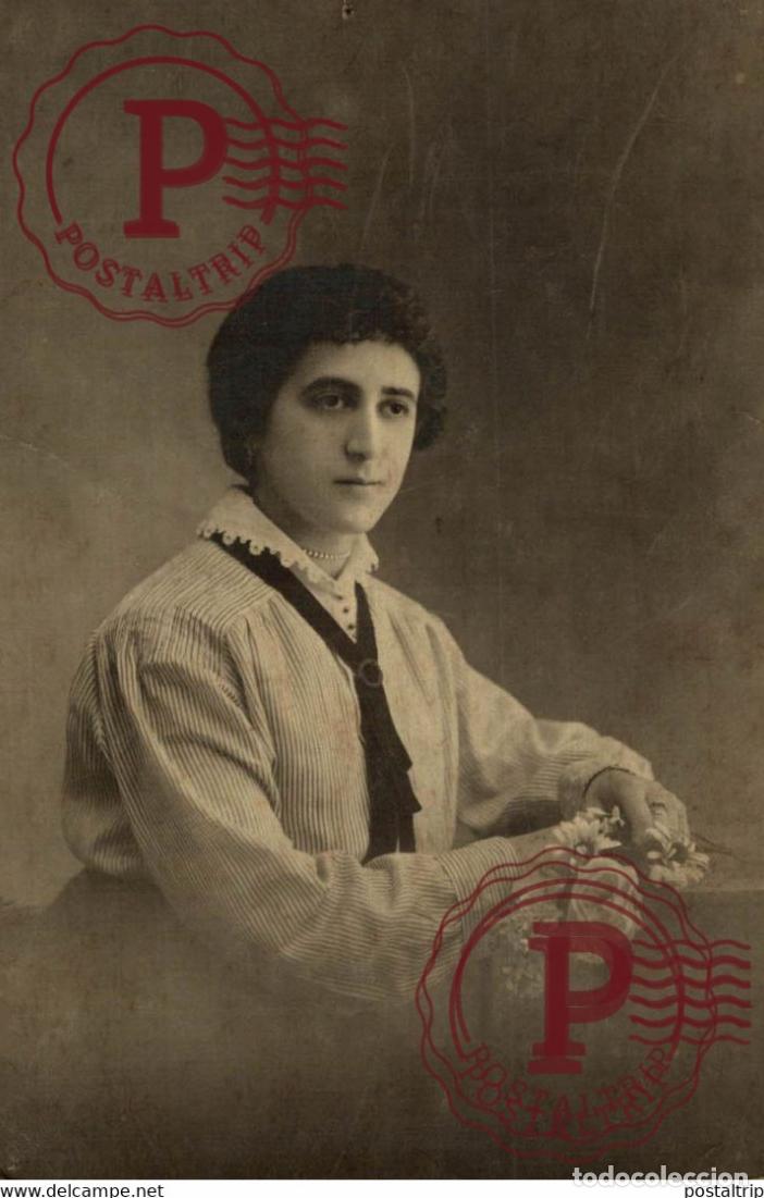 Fotograf&iacute;a antigua: VALLADOLID 1916 MARIA MARCOS, ESPA&Ntilde;A FOTOGRAF&Iacute;A FOTOPOSTAL PHOTO POSTCARD
