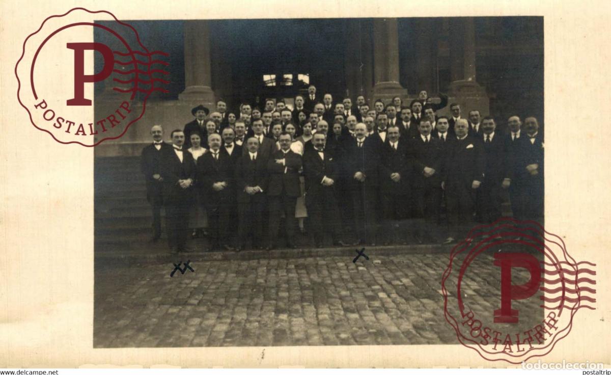 Fotograf&iacute;a antigua: COMMISSION DE LA ROUSSE DE BRUXELLES BELGIQUE 1er RANG FOTOGRAF&Iacute;A FOTOPOSTAL PHOTO POSTCARD