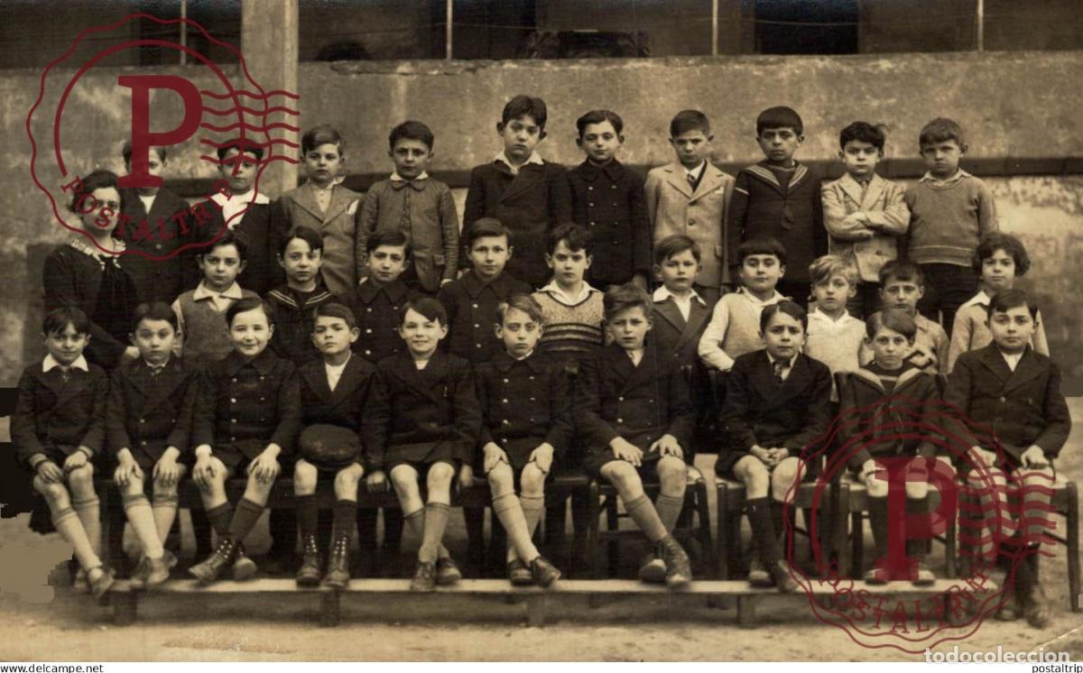 Fotograf&iacute;a antigua: RPPC. FOTOPOSTAL. COLEGIO. SCHOOL COLL&Egrave;GE