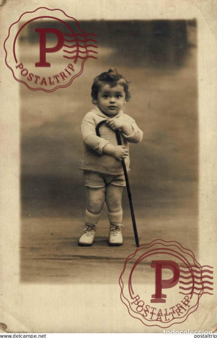 Fotograf&iacute;a antigua: RPPC. FOTOPOSTAL. NI&Ntilde;O. BOY. ENFANT.
