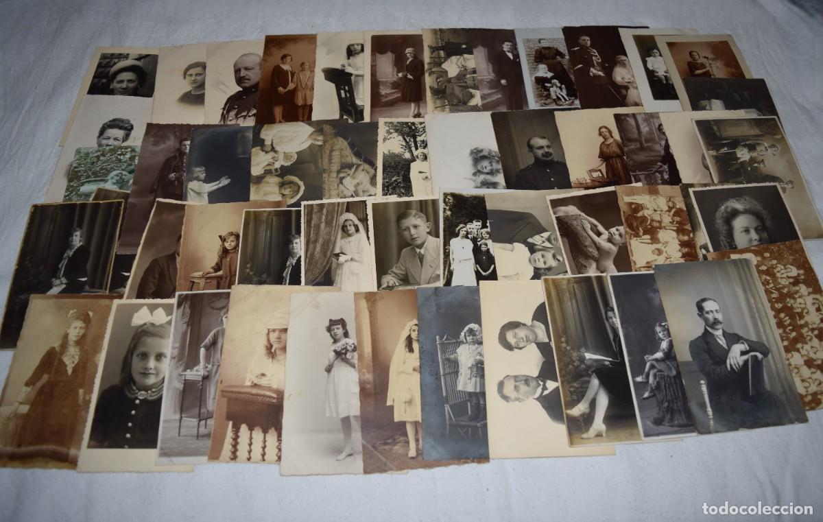 Fotograf&iacute;a antigua: 50 Fotograf&iacute;as, tarjetas postales - Diferente personajes/motivos - Mayor&iacute;a principios 1900 &iexcl;Mira!
