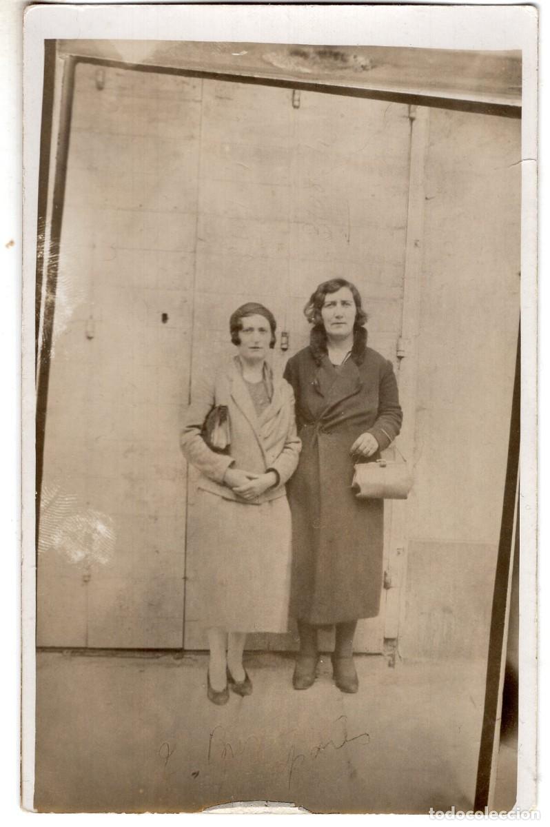 Fotograf&iacute;a antigua: carte Photographique vintage deux femmes des ann&eacute;es 1930