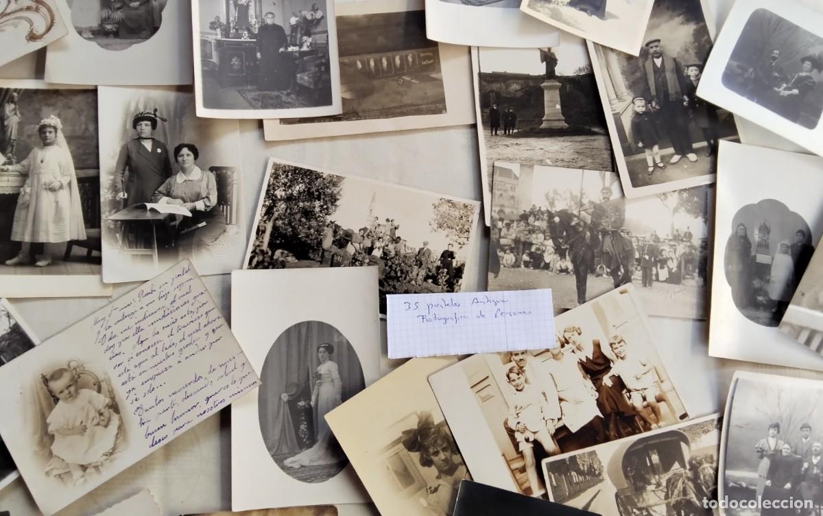 Fotograf&iacute;a antigua: 35 POSTALES FOTOGRAFICAS DE PERSONAS Y ESCENAS , VER COMPOSICION , OPORTUNIDAD