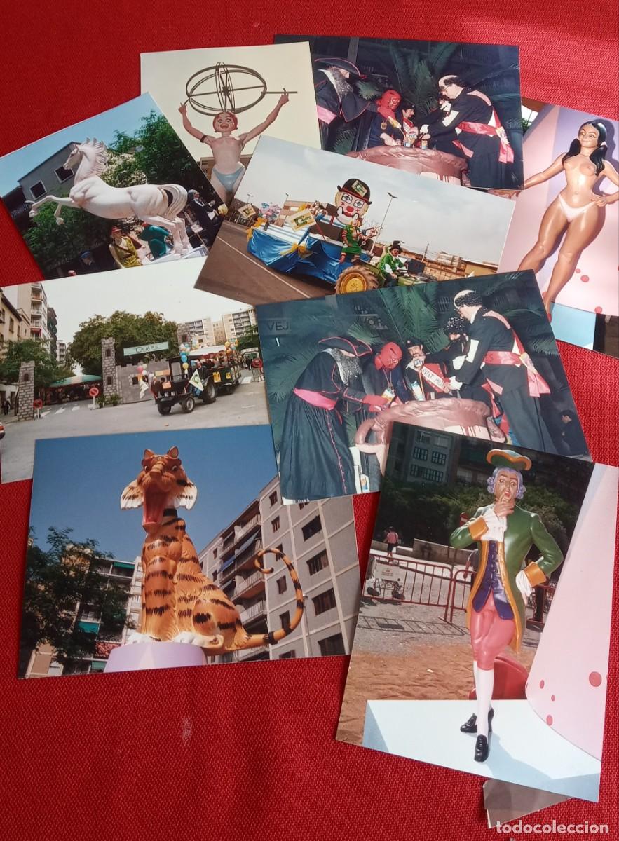 Fotograf&iacute;a antigua: TARRAGONA-AGRUP. COMERCIANTS ELS CAMPS-FESTES CARNAVAL S. JOAN NADAL-ANYS 1987/88/89-LOT DE 9-NUEVA