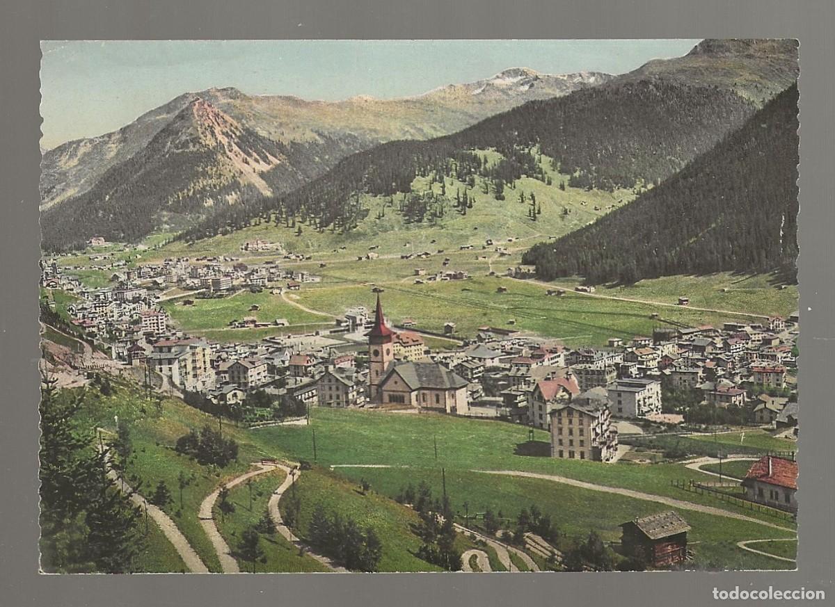 Fotograf&iacute;a antigua: 4 POSTALES - A&Ntilde;OS 50 - DAVOS - SUIZA - 157 X 110