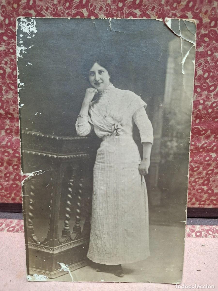 Fotografia antiga: ANTIGUA FOTOGRAFIA RETRATO DEDICADO A JOAQUIN MARTINEZ CORDOBA MURCIA