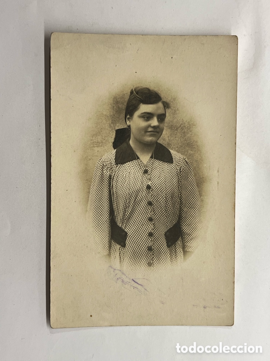 Fotografia antiga: BARCELONA. Fotograf&iacute;a de Mujer.. Estudio fotogr&aacute;fico C/ San Pablo. LA MUNDIAL FOTOGR&Aacute;FICA