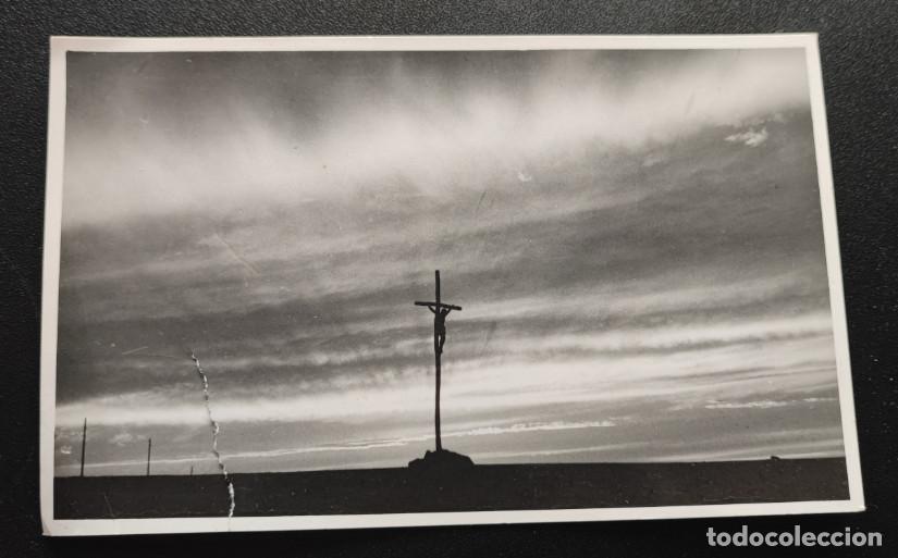 Fotograf&iacute;a antigua: CRISTO DEL ROBLEDO, EL LLANO, LA GRANJA DE SAN ILDEFONSO, SEGOVIA, ANTIGUA FOTOGRAFIA FORMATO POSTAL