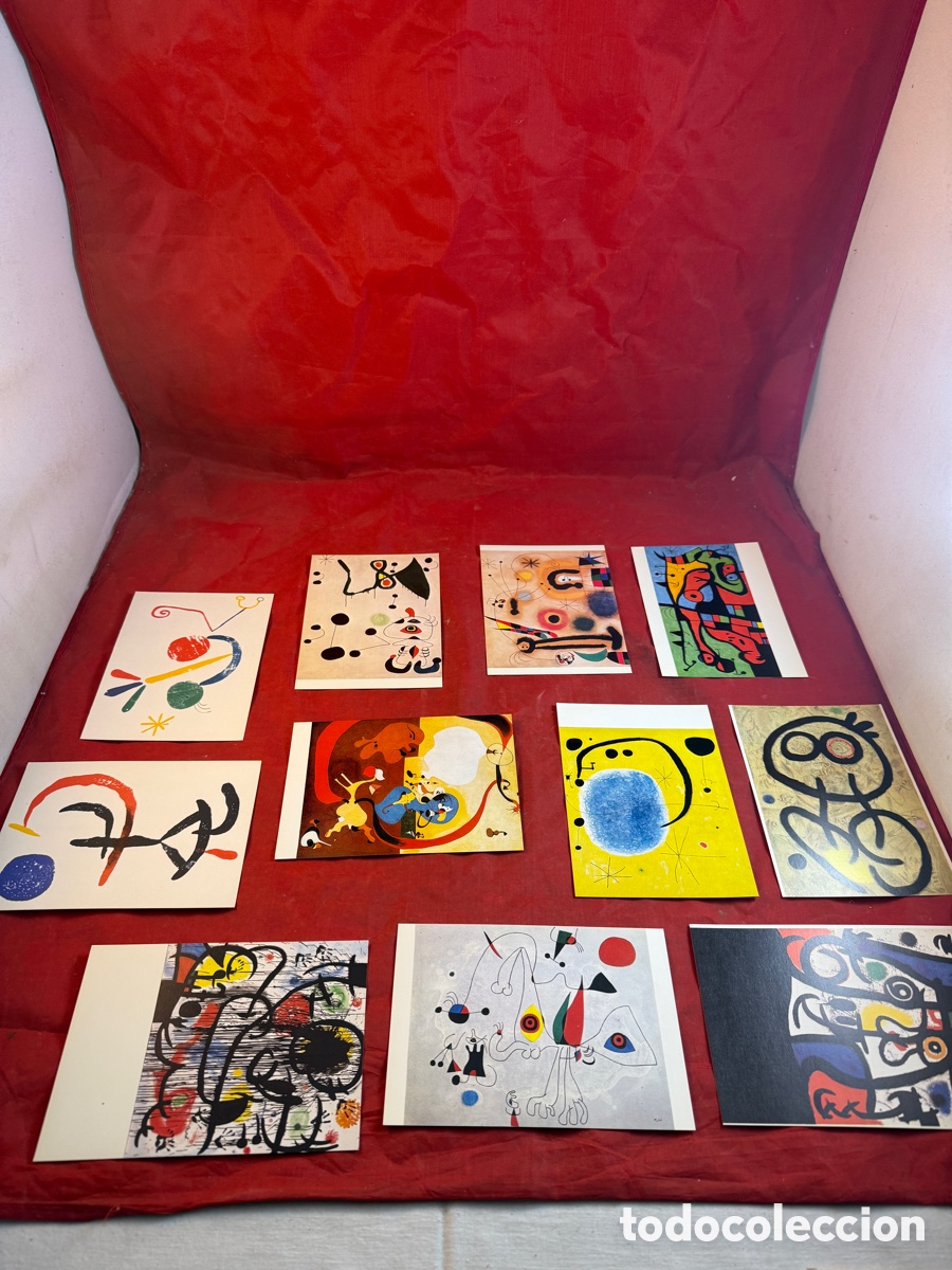 Fotograf&iacute;a antigua: Lote de 11 postales de Joan Mir&oacute;