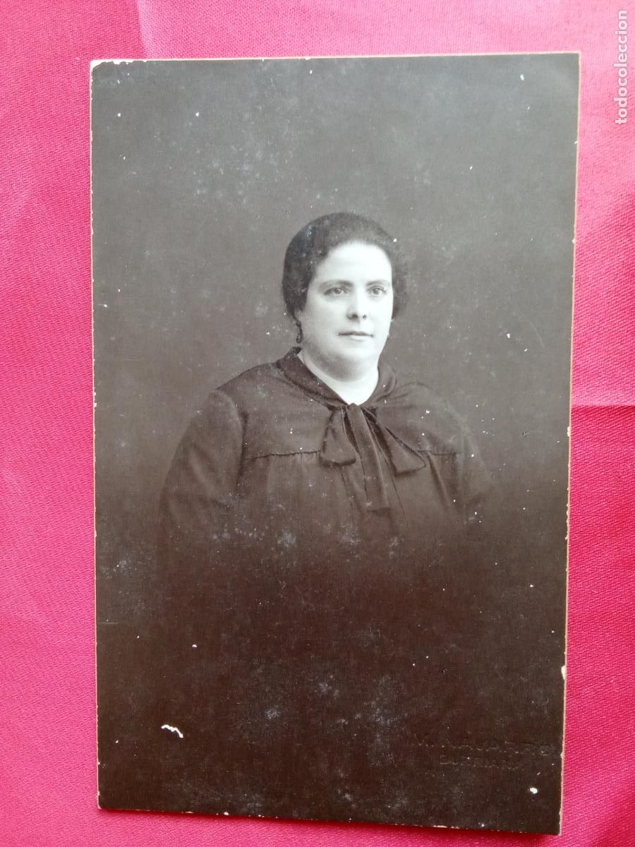 Fotograf&iacute;a antigua: Fotograf&iacute;a postal mujer, uni&oacute;n postal universal-Espala 1930 P.2-128
