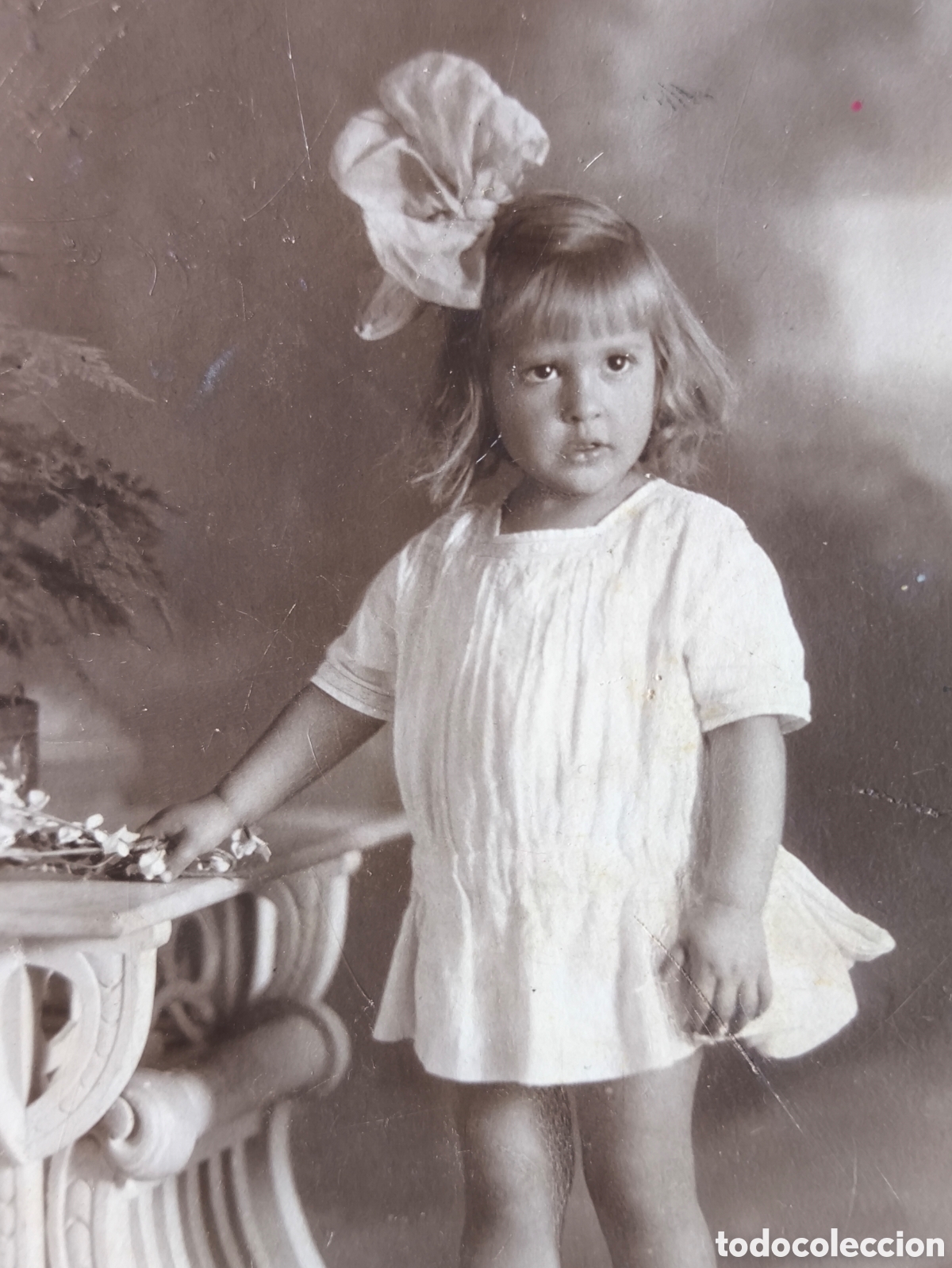 Fotograf&iacute;a antigua: FOTOGRAF&Iacute;A RETRATO DE ESTUDIO NI&Ntilde;A FOT&Oacute;GRAFO ESTEVE PUIG / F. SOL&Aacute; REUS TARRAGONA C. 1910