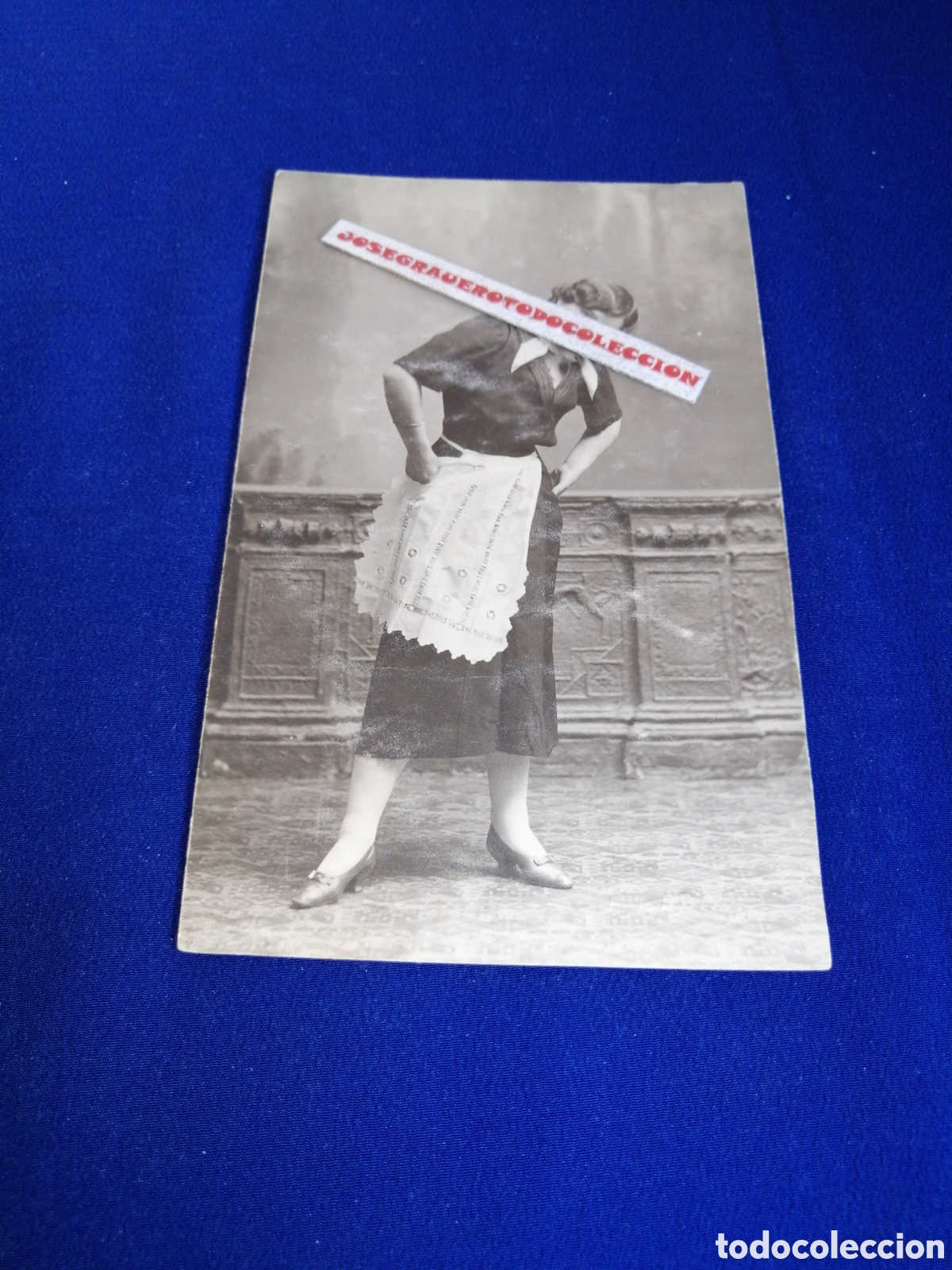 Fotograf&iacute;a antigua: MODELO POSANDO FOTOGRAF&Iacute;A ANTIGUA SIGLO PASADO