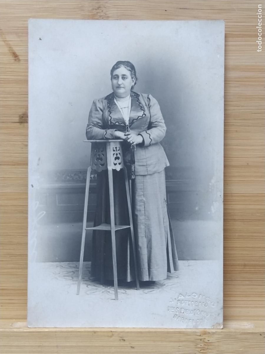 Fotograf&iacute;a antigua: ROSALIA ROSELL&Oacute; - SELLO EN SECO ALONSO FOTOGRAFO - FOTOGRAFIA ANTIGUA (117.037)