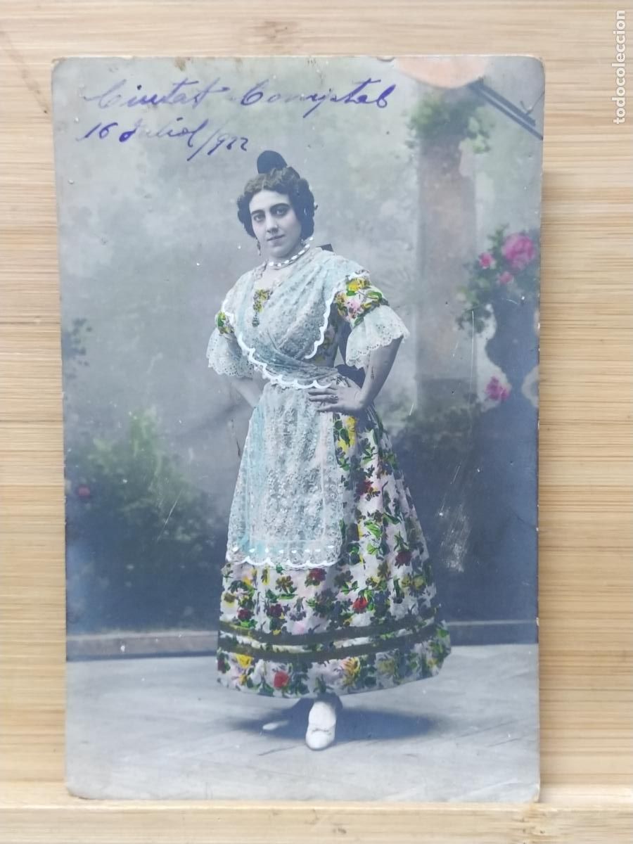 Fotograf&iacute;a antigua: MUJER CON TRAJE REGIONAL - FOTOGRAFIA ANTIGUA (117.039)